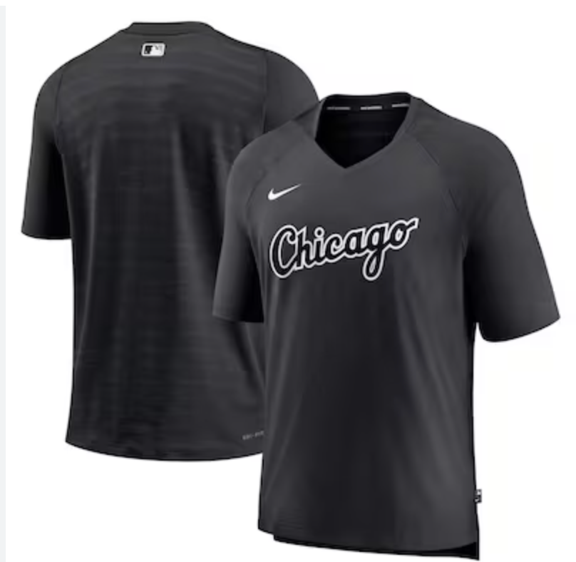 Chicago White Sox Nike Authentic Collection V-Neck Batting Practice Large
