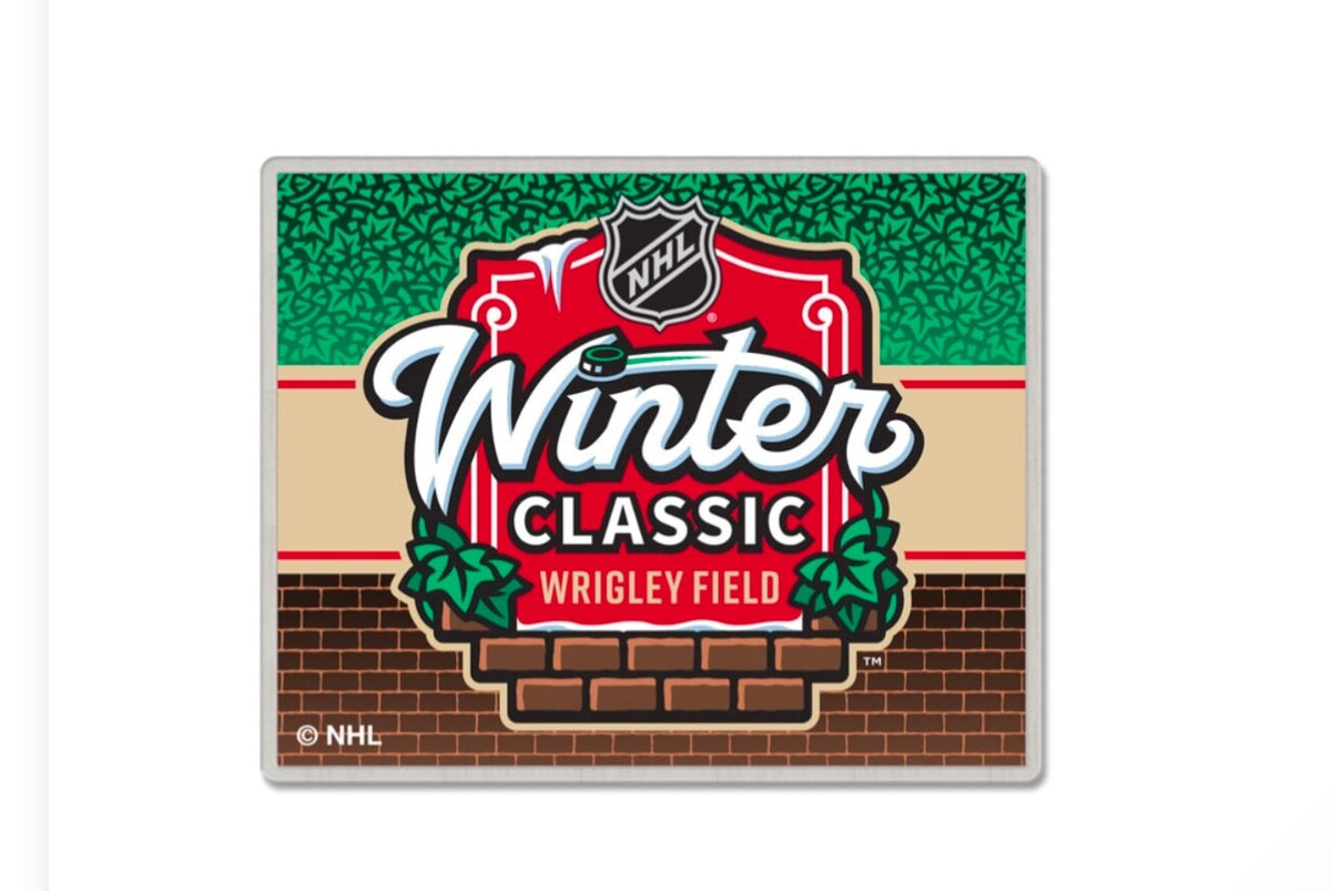 2024 2025 Winter Classic Logo Pin Wrigley Field Chicago Blackhawks St Louis Blue