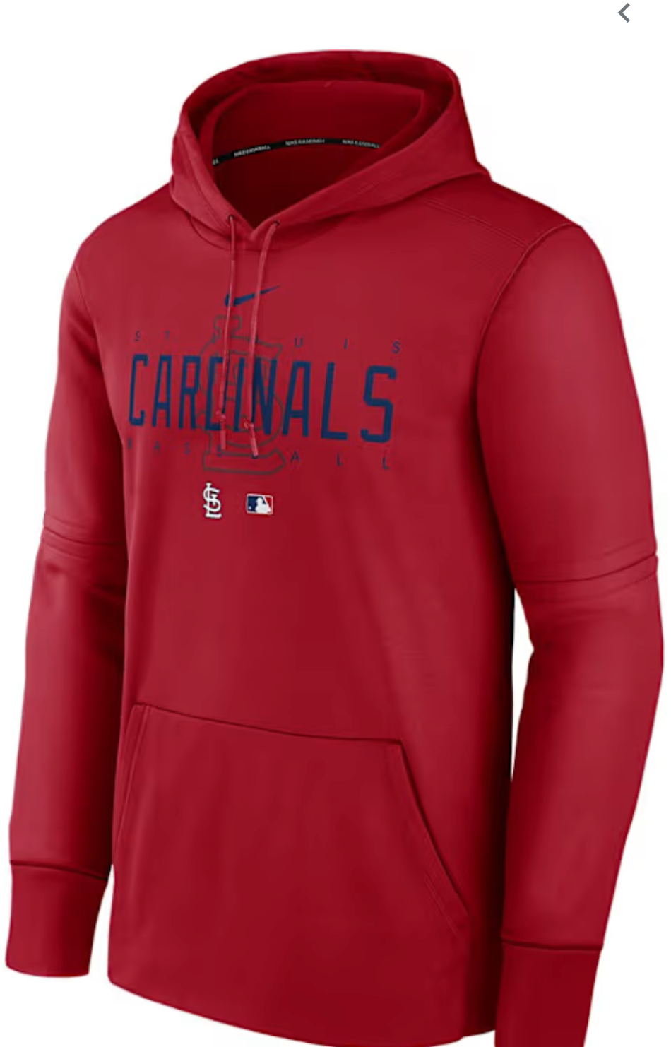 St. Louis Cardinals Nike MLB Authentic Collection Pullover Hoodie Large