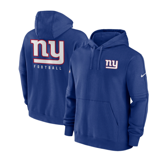 Nike New York Giants Sideline Hoodie Sweatshirt Jacket Full- Zip