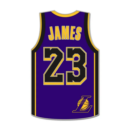 NBA LeBron James Los Angeles Lakers Jersey Pin
