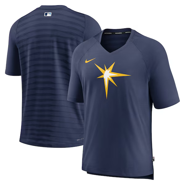 Tampa Bay Rays Nike MLB Authentic Collection V-Neck Batting Practice Large