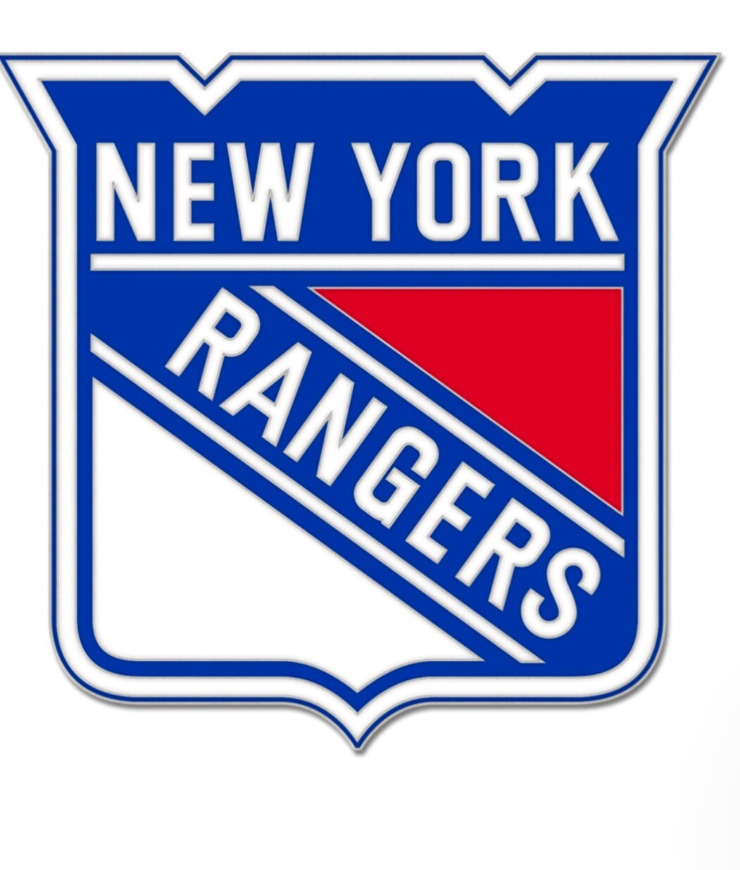 NHL New York Rangers Logo Pin