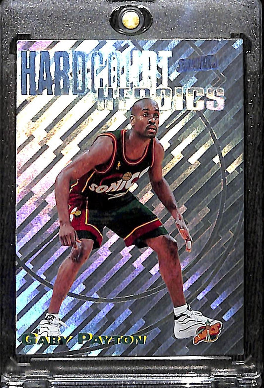 1997-98 Topps Stadium Club Hardcourt Heroics Gary Payton #H2 HOF