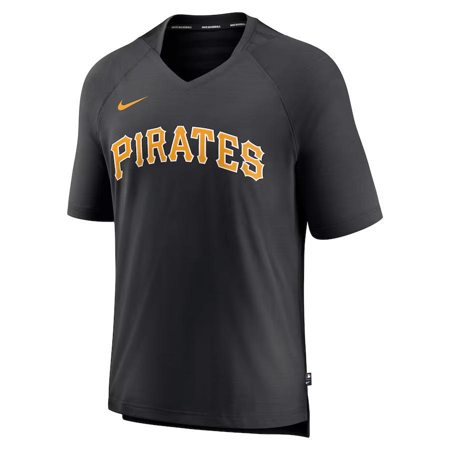 Pittsburgh Pirates Nike MLB Authentic Collection V-Neck Batting Practice Large