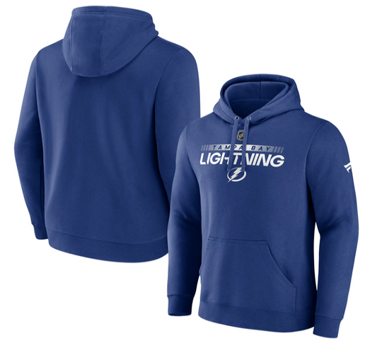 Tampa Bay Lightning NHL Fanatics Brand Hoodie Sweatshirt Pro Locker Room Large