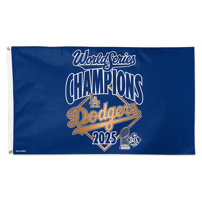 2025 World Series Champions  Los Angeles Dodgers 3x5 Deluxe Flag