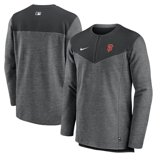 San Francisco Giants Nike Authentic Collection Game Time Half Zip Large