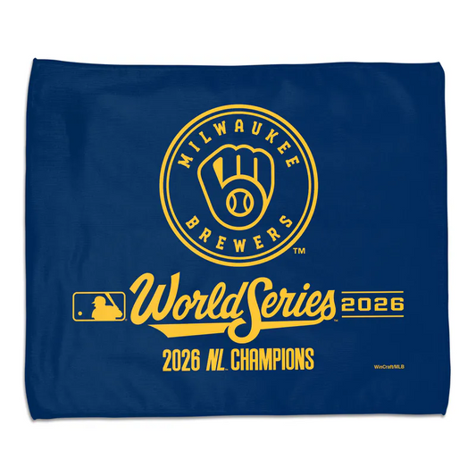 2026 MLB NL Champions Milwaukee Brewers 15x18 Rally Towel NLCS World Series