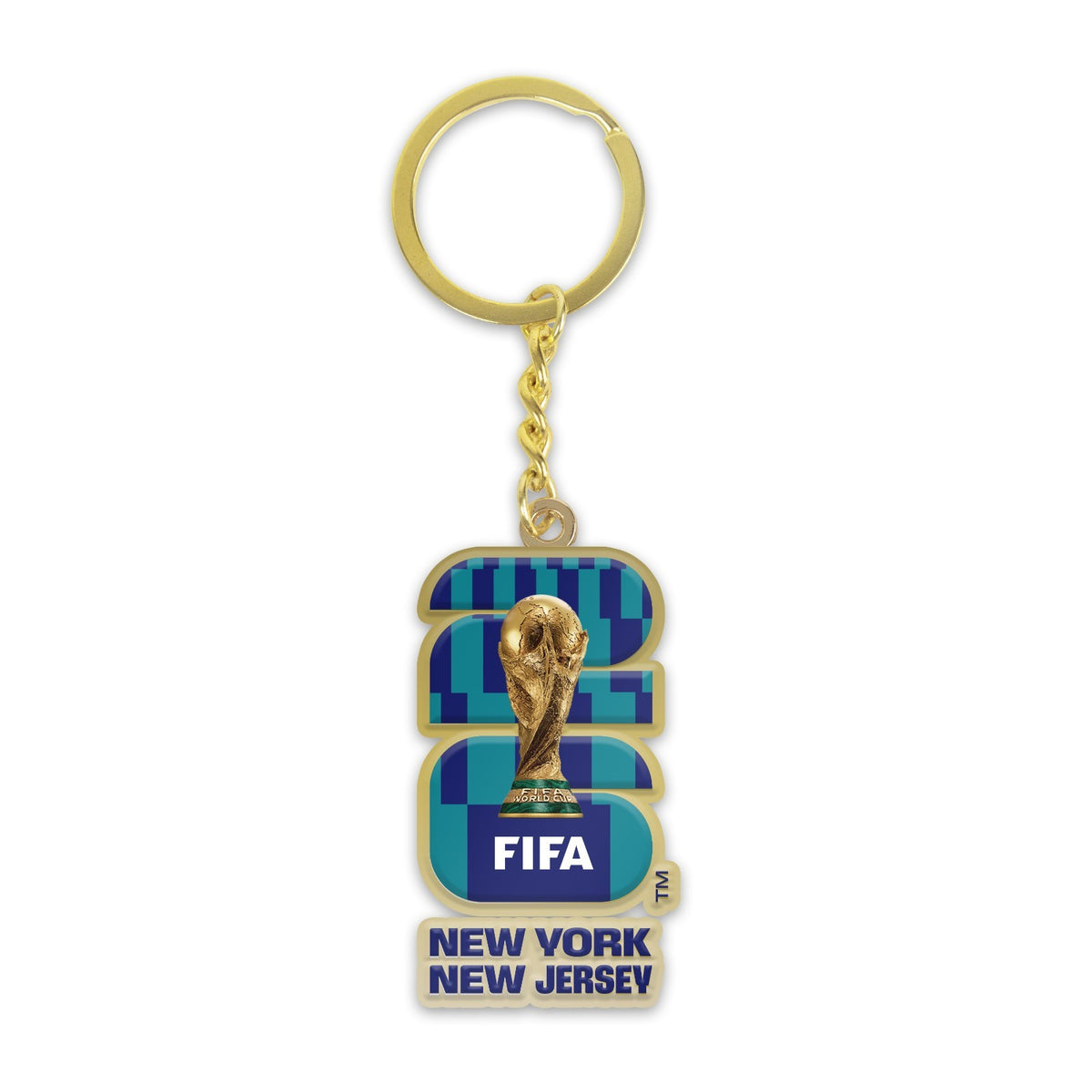 FIFA 2026 World Cup Logo Keyring Key Chain USA United States New York New Jersey