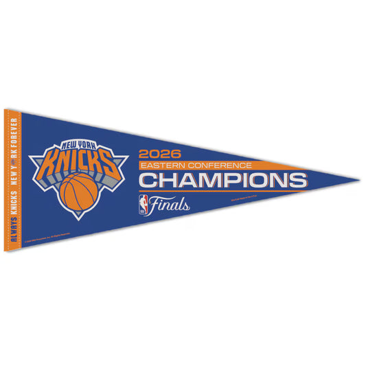 2026 New York Knicks Eastern Conference Champions Premium Pennant NBA Finals