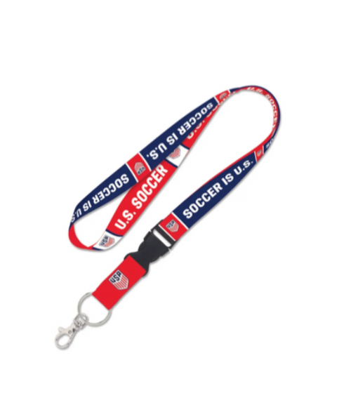 USMNT US Soccer Logo 1” Lanyard Key Chain 2026 World Cup