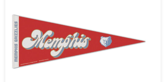 NBA Memphis Grizzlies 2024 City Edition Pennant