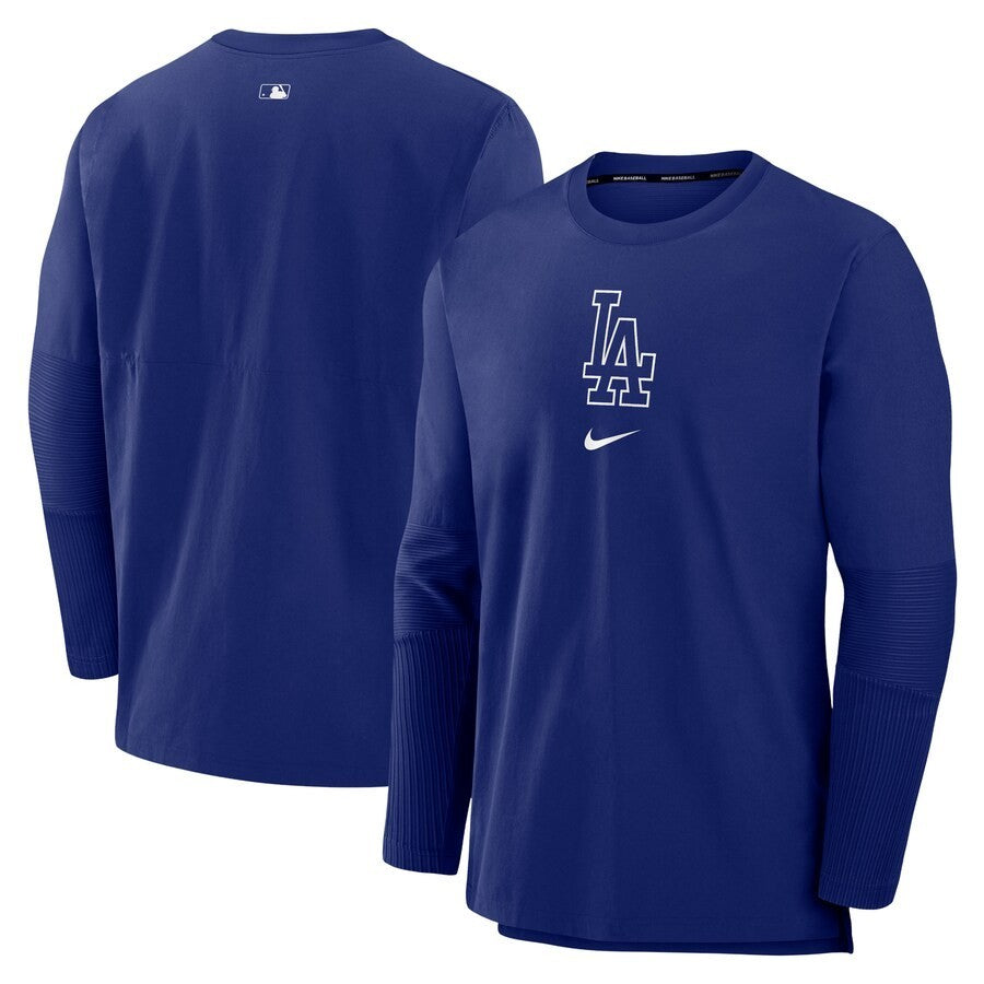Los Angeles Dodgers Nike Authentic Collection Player Lightweight Pullover L
