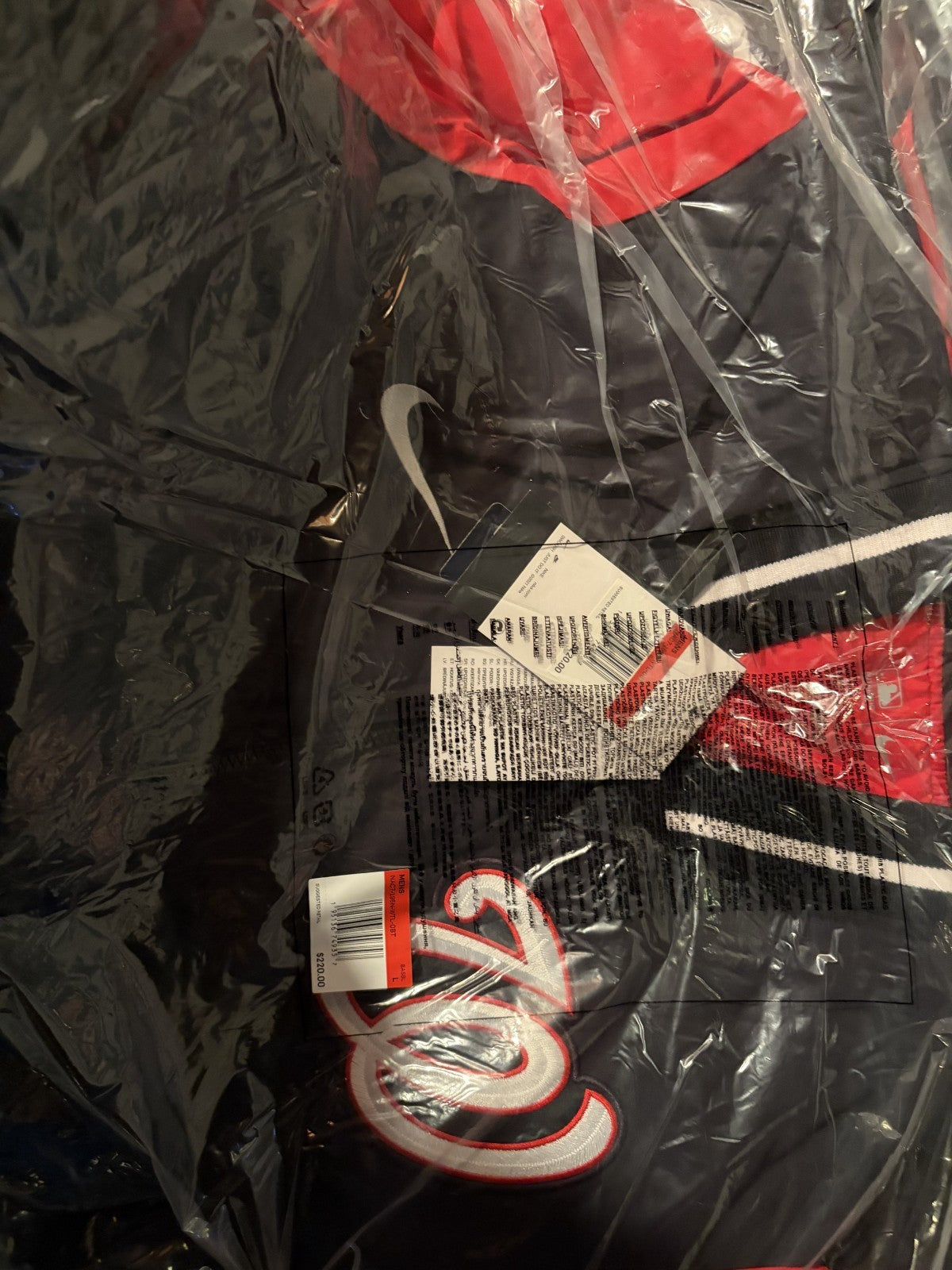 Washington Nationals Authentic Collection Dugout Jacket Nike Size Large