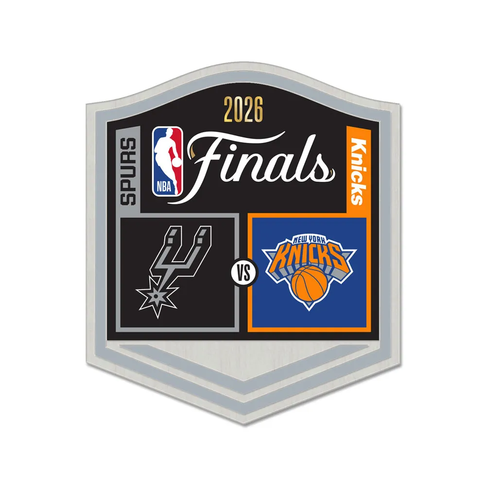 2026 NBA Finals New York Knicks vs San Antonio Spurs Dueling Pin V4