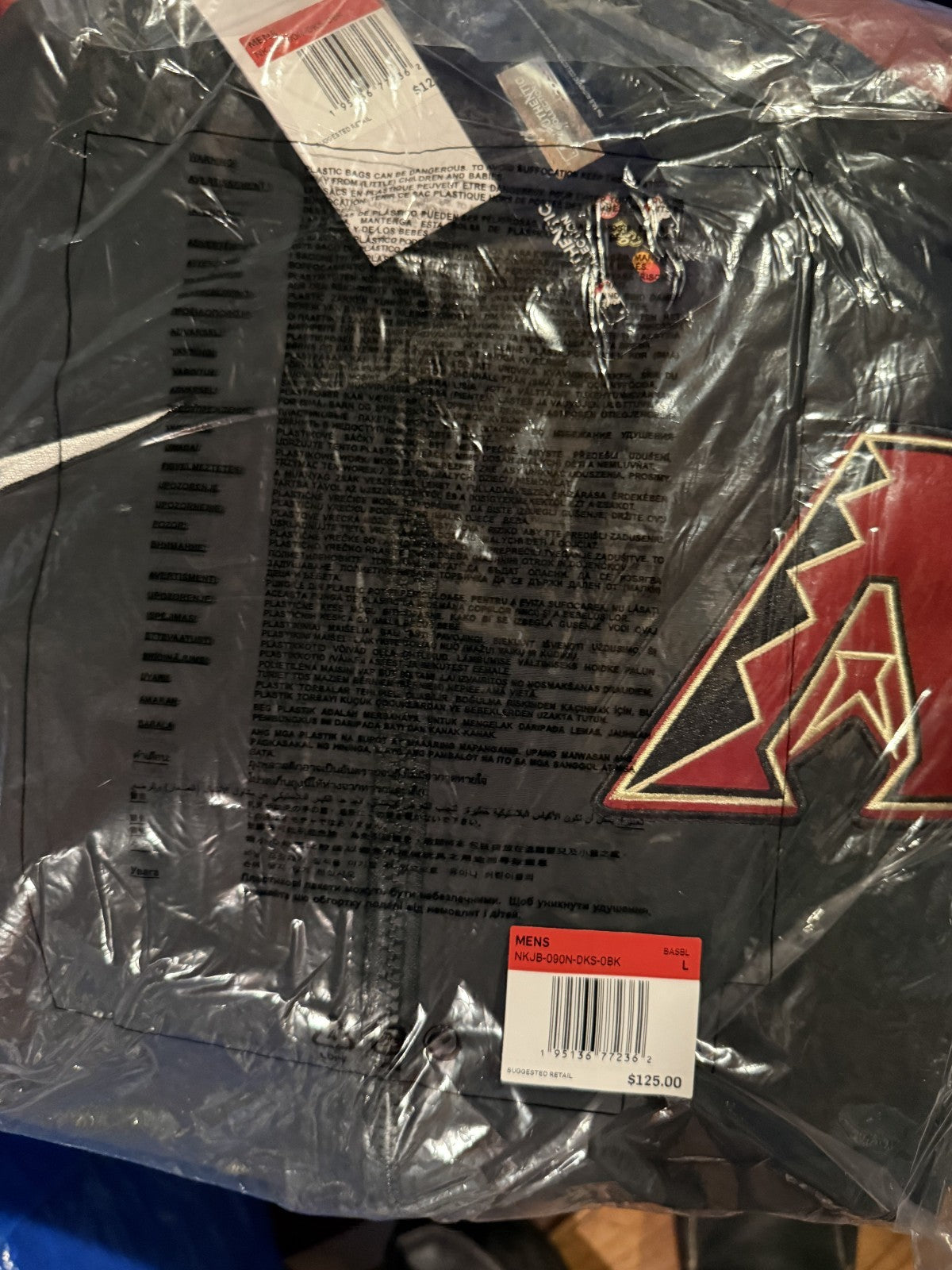 Nike Authentic Collection Performance Raglan Hoodie Arizona Diamondbacks L
