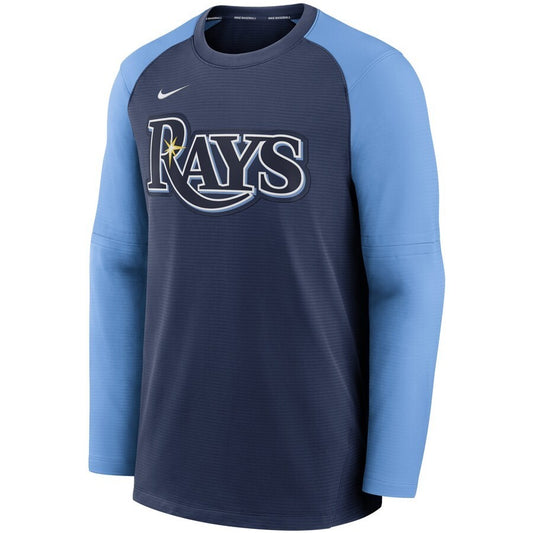 Tampa Bay Rays Mens Nike MLB Authentic Collection Raglan Long Sleeve Large