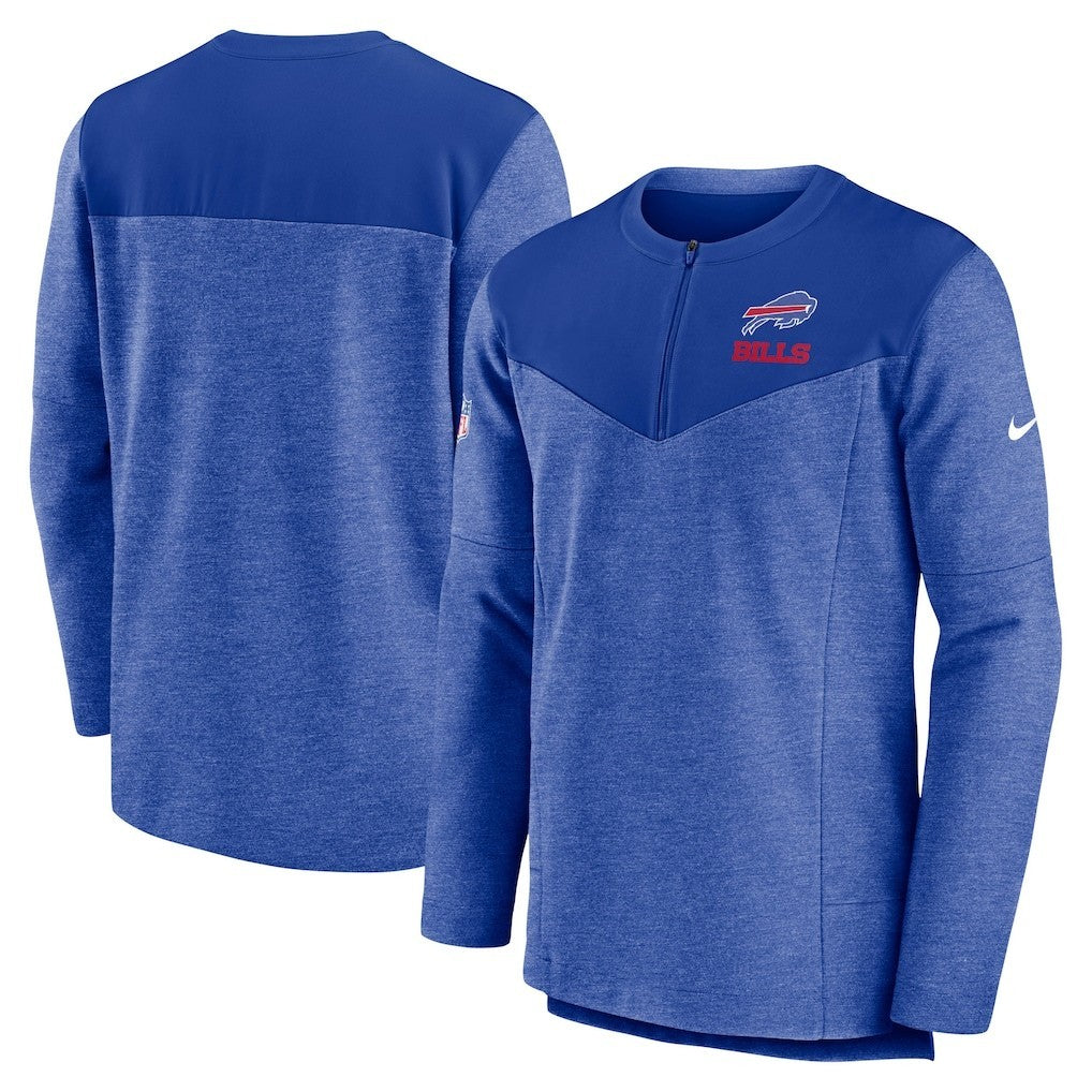 Buffalo Bills Nike Sideline Quarter Zip Pullover Large