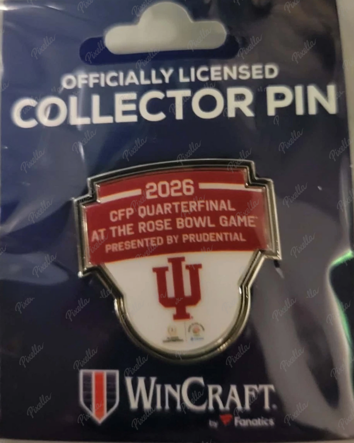 2025 2026 CFP Indiana Hoosiers Rose Bowl College Football Playoff Pin
