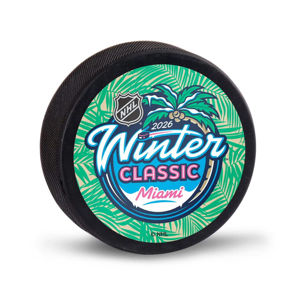 2026 NHL Winter Classic Logo Puck New York Rangers Florida Panthers