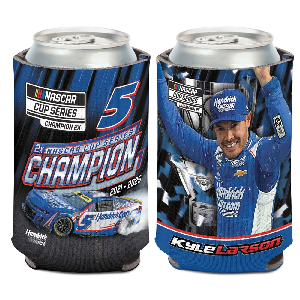 2025 NASCAR CUP CHAMPION KYLE LARSON can cooler Koozie HENDRICK MOTORS