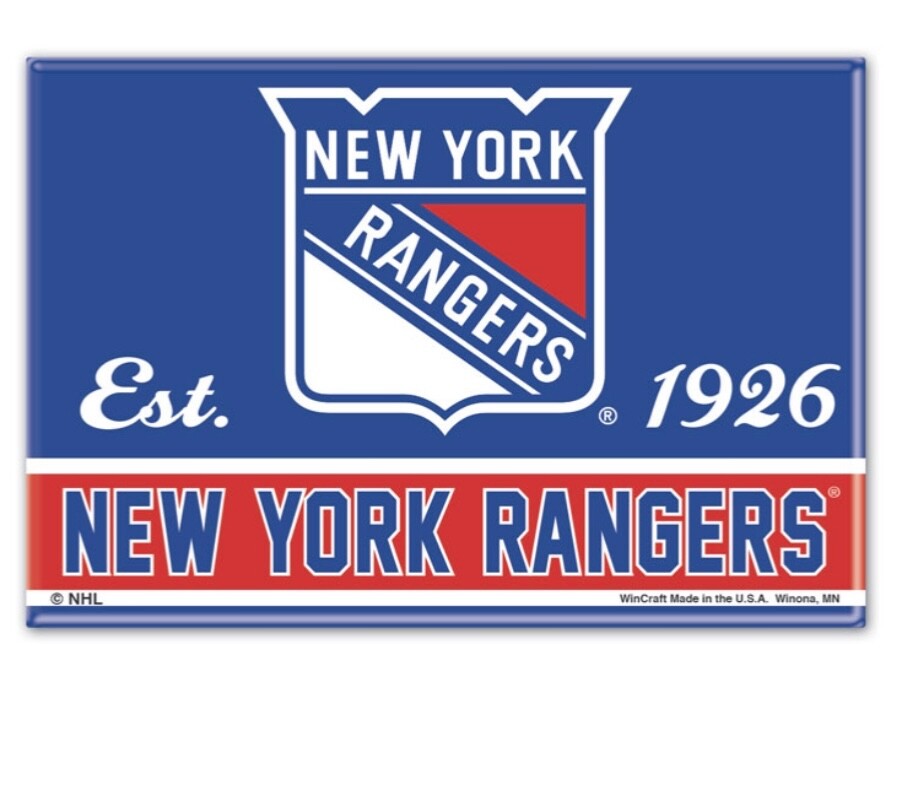 NHL New York Rangers Logo Magnet
