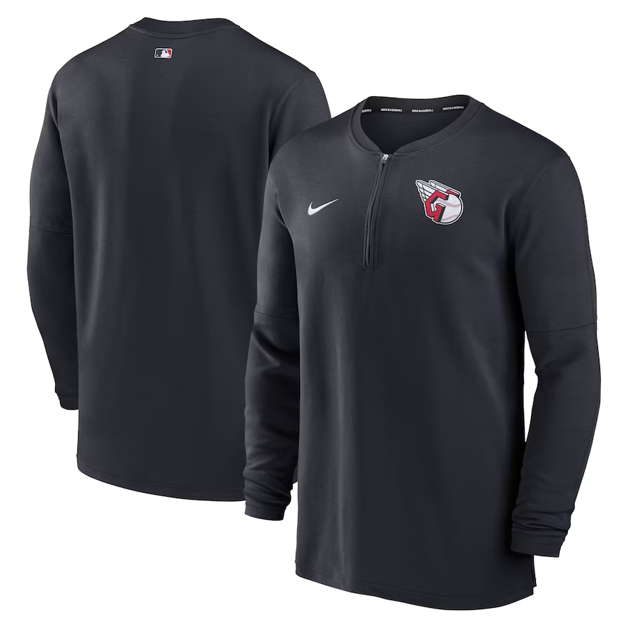 Cleveland Guardians Nike Authentic Collection Game Time Pullover Large