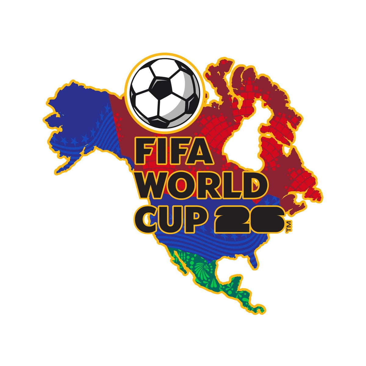 FIFA 2026 World Cup Logo Pin USA United States Canada Mexico