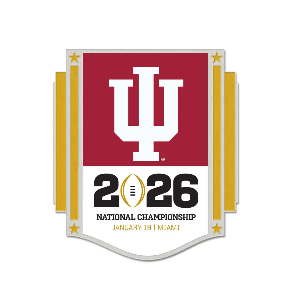 2025 2026 CFP National Championship Indiana Hoosiers Collector Pin Peach Bowl