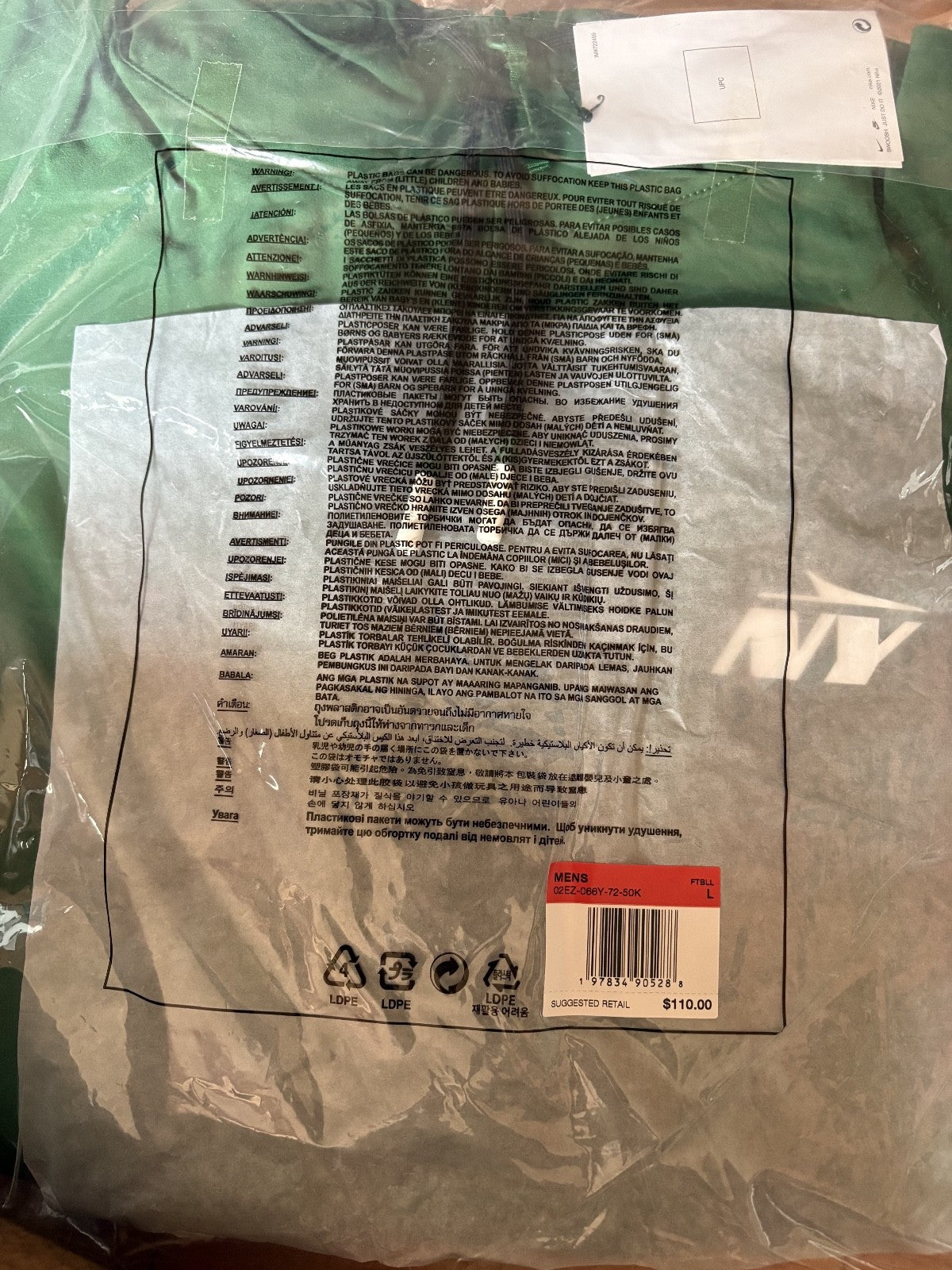 New York Jets Nike Green/Black 2024/25 Sideline Pre-Game Player 1/2-Zip Hoodie