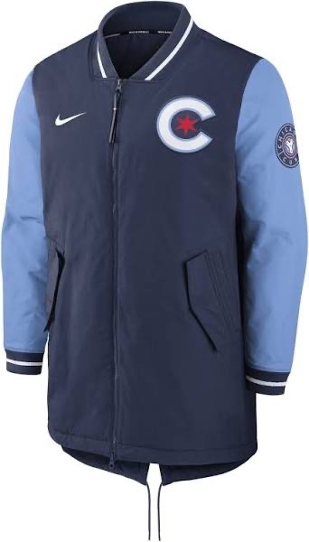 Chicago Cubs City Connect Authentic Dugout Jacket Nike Size Large