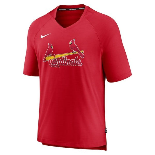 St. Louis Cardinals Nike MLB Authentic Collection V-Neck Batting Practice Large