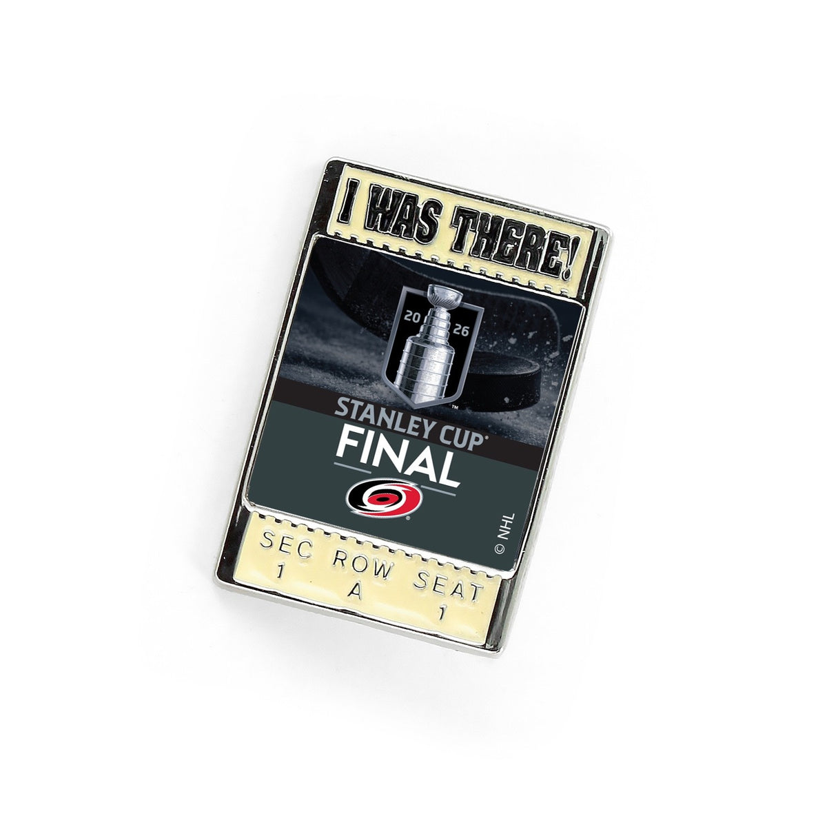2026 NHL Stanley Cup I Was There Carolina Hurricanes Conference Champions Pin