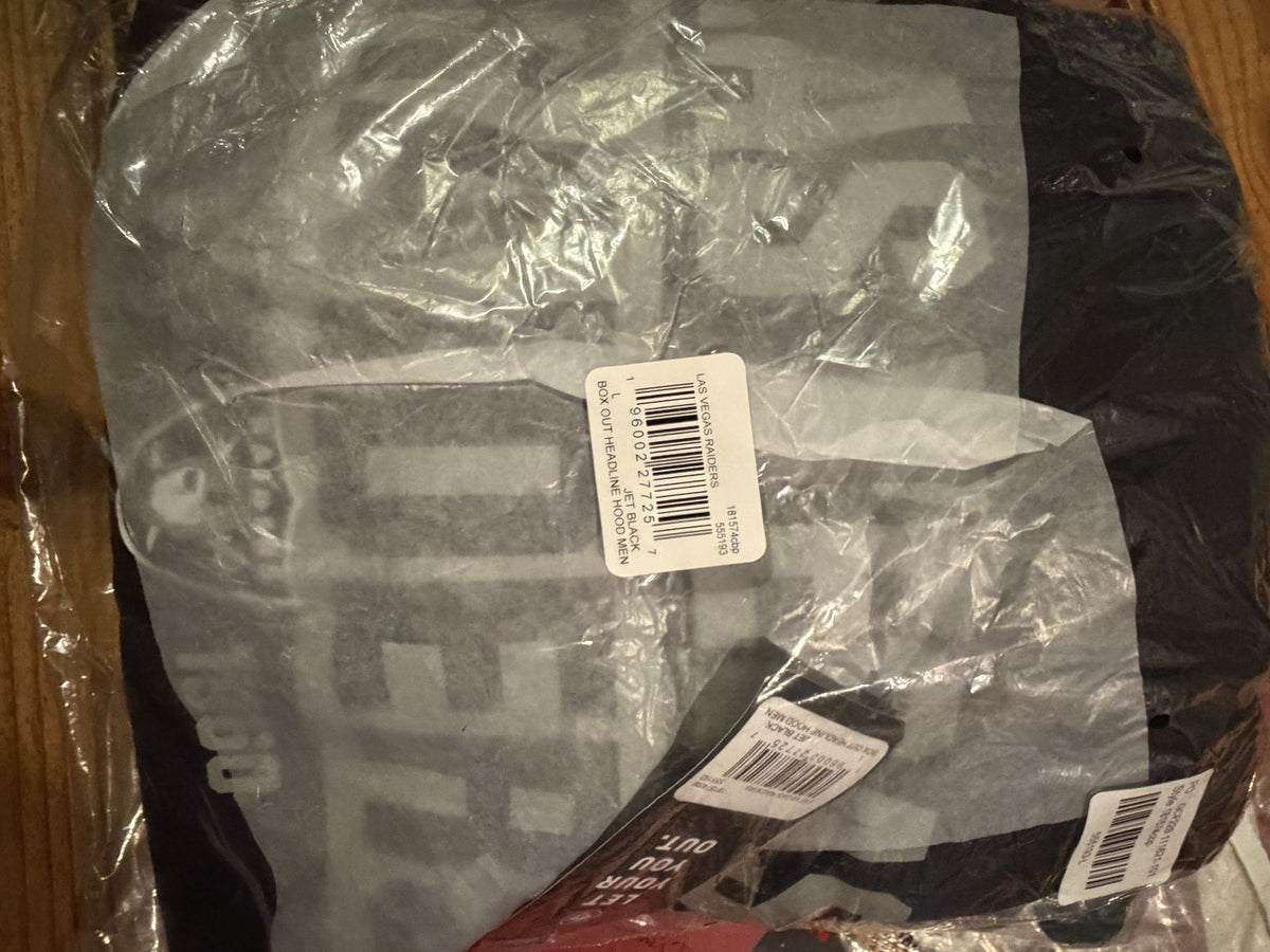 '47 Las Vegas Raiders Box Out Headline Sweatshirt Hoodie Large