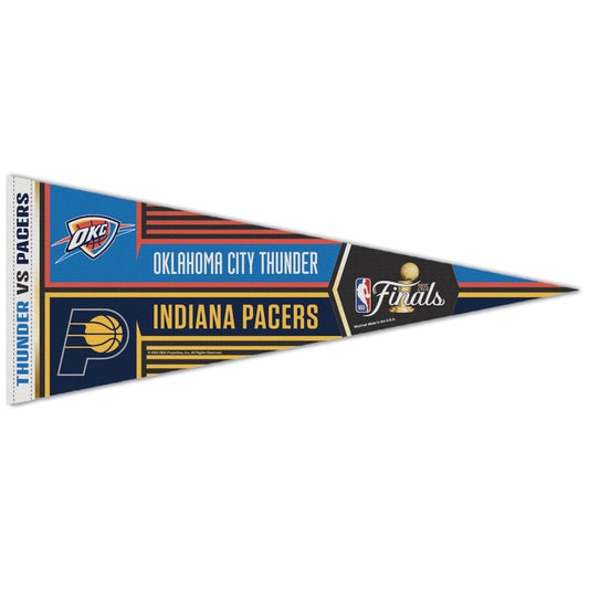 2025 NBA Finals Indiana Pacers Oklahoma City Thunder Pennant