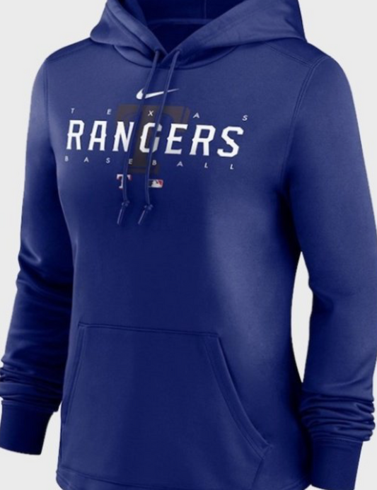 Texas Rangers Nike MLB Authentic Collection Pullover Hoodie Large