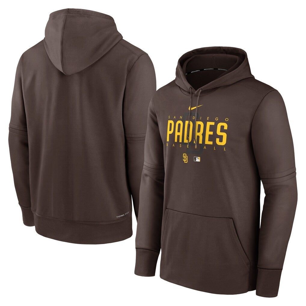 San Diego Padsres Mens Nike MLB Authentic Collection Pullover Hoodie Large