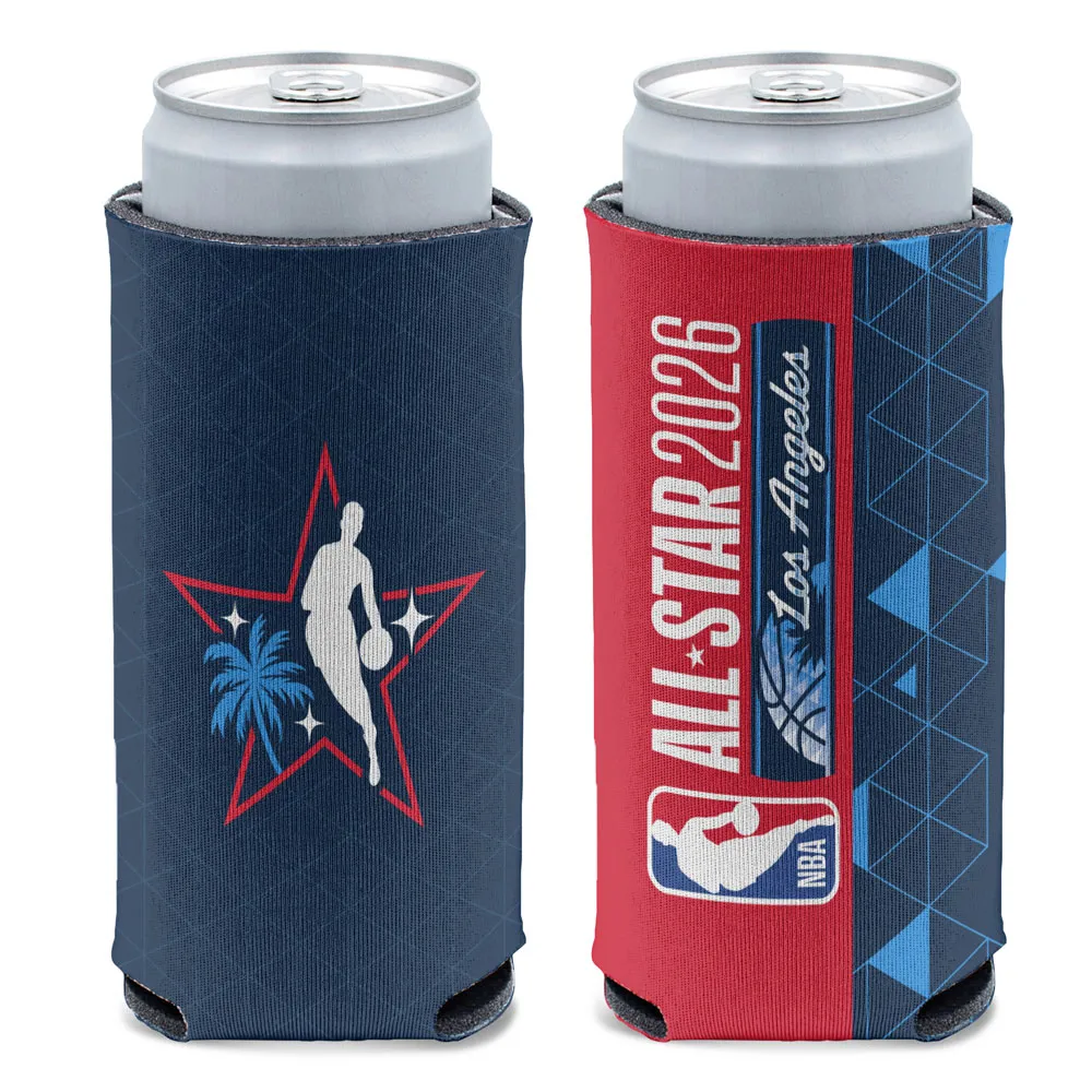 2026 NBA ALL STAR GAME LOGO SLIM CAN COOLER KOOZIE LOS ANGELES CLIPPERS LAKERS