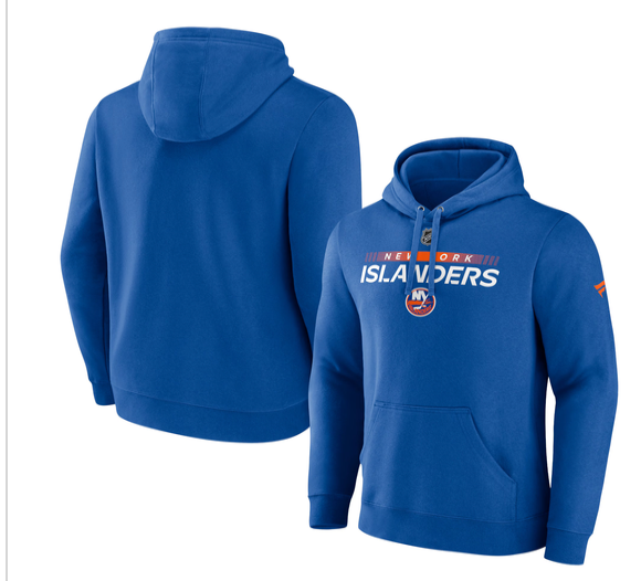 New York Islanders NHL Fanatics Brand Hoodie Sweatshirt Pro Locker Room Large