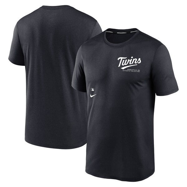 Nike MLB Authentic Collection Minnesota Twins Early Work Tri-Blend Shirt L