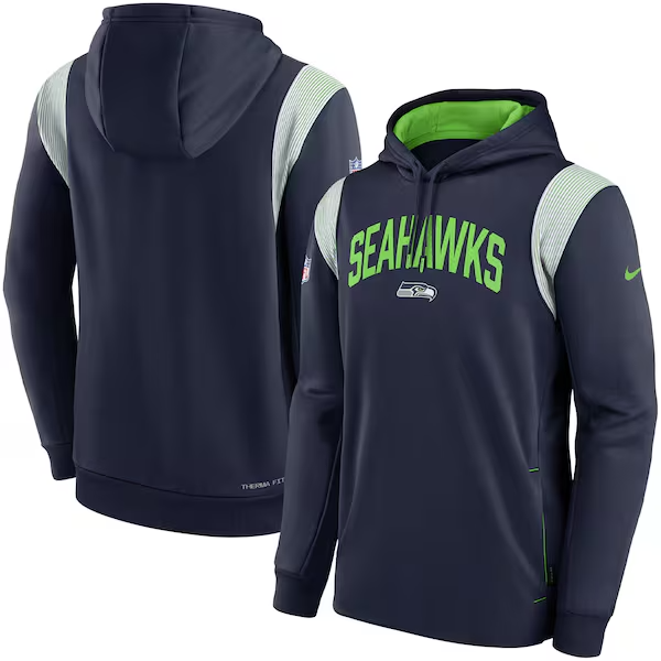 Nike Seattle Seahawks Sideline Hoodie Pullover Sweatshirt