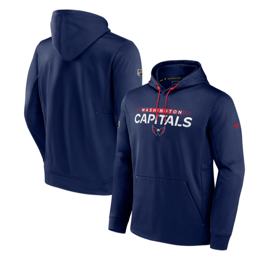 Washington Capitals NHL Fanatics Brand Hoodie Sweatshirt Pro Locker Room Large