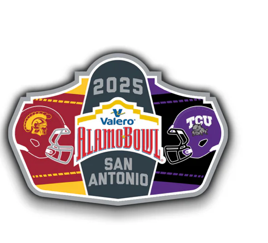 2025 Alamo Bowl Pin USC vs TCU 12/30/25