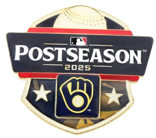 2025 MLB Postseason Pin Milwaukee Brewers **SHIPS NOW** NLDS