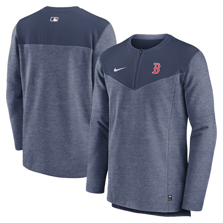 Boston Red Sox Nike Authentic Collection Game Time Half Zip Large