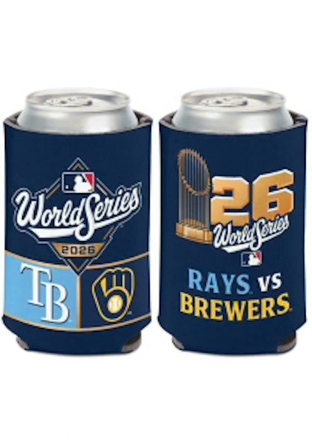 2026 World Series Dueling Milwaukee Brewers vs Tampa Bay Rays Can Cooler