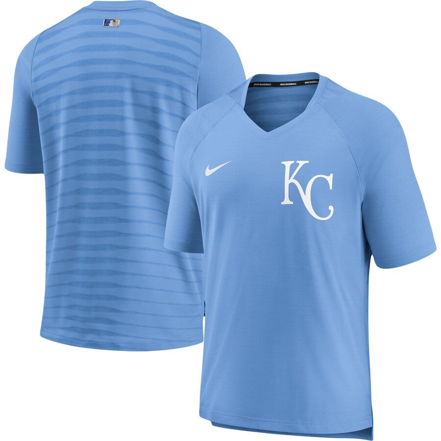 Kansas City Royals Nike MLB Authentic Collection V-Neck Batting Practice Large