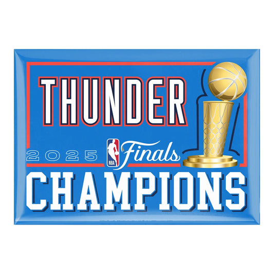 Oklahoma City Thunder 2025 NBA Finals Champions Magnet