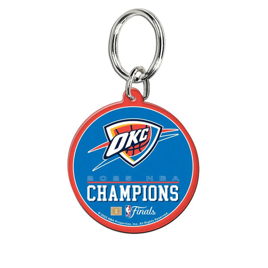 Oklahoma City Thunder 2025 NBA Finals Champions Key Ring